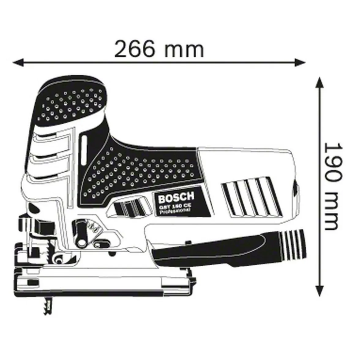 Bosch Professional Stichsäge GST 150 CE