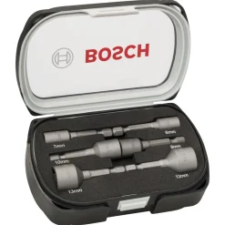 Bosch Professional 6-teiliges Steckschlüssel-Set 6–13 mm
