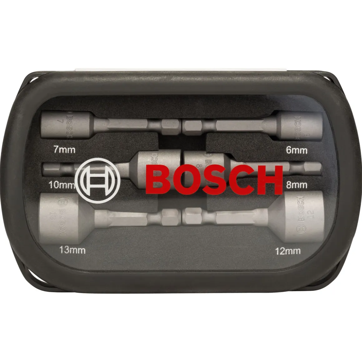 Bosch Professional 6-teiliges Steckschlüssel-Set 6–13 mm