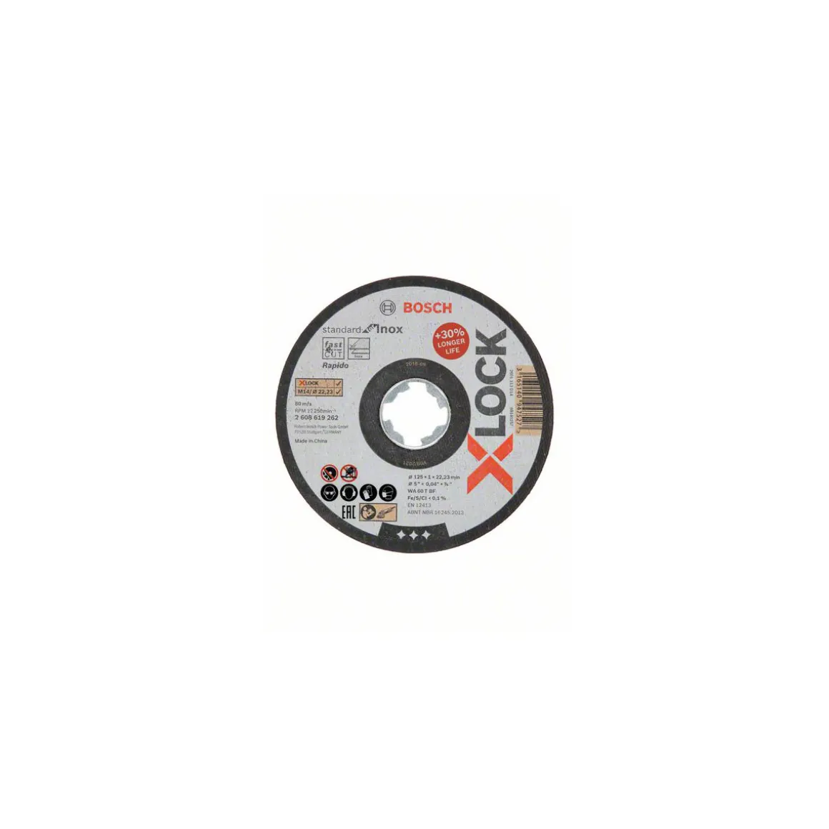Bosch Professional Trennscheibe X-Lock Standard 125 x 22 mm