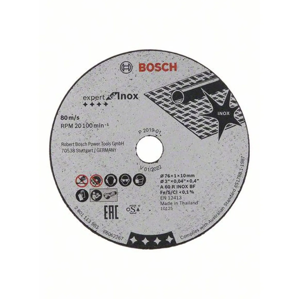 Bosch Professional Trennscheibe Experst for Inox 5 Stück