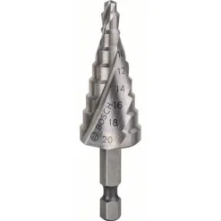 Bosch Stufenbohrer HSS 4 - 20 mm 1/4" 70,5 mm