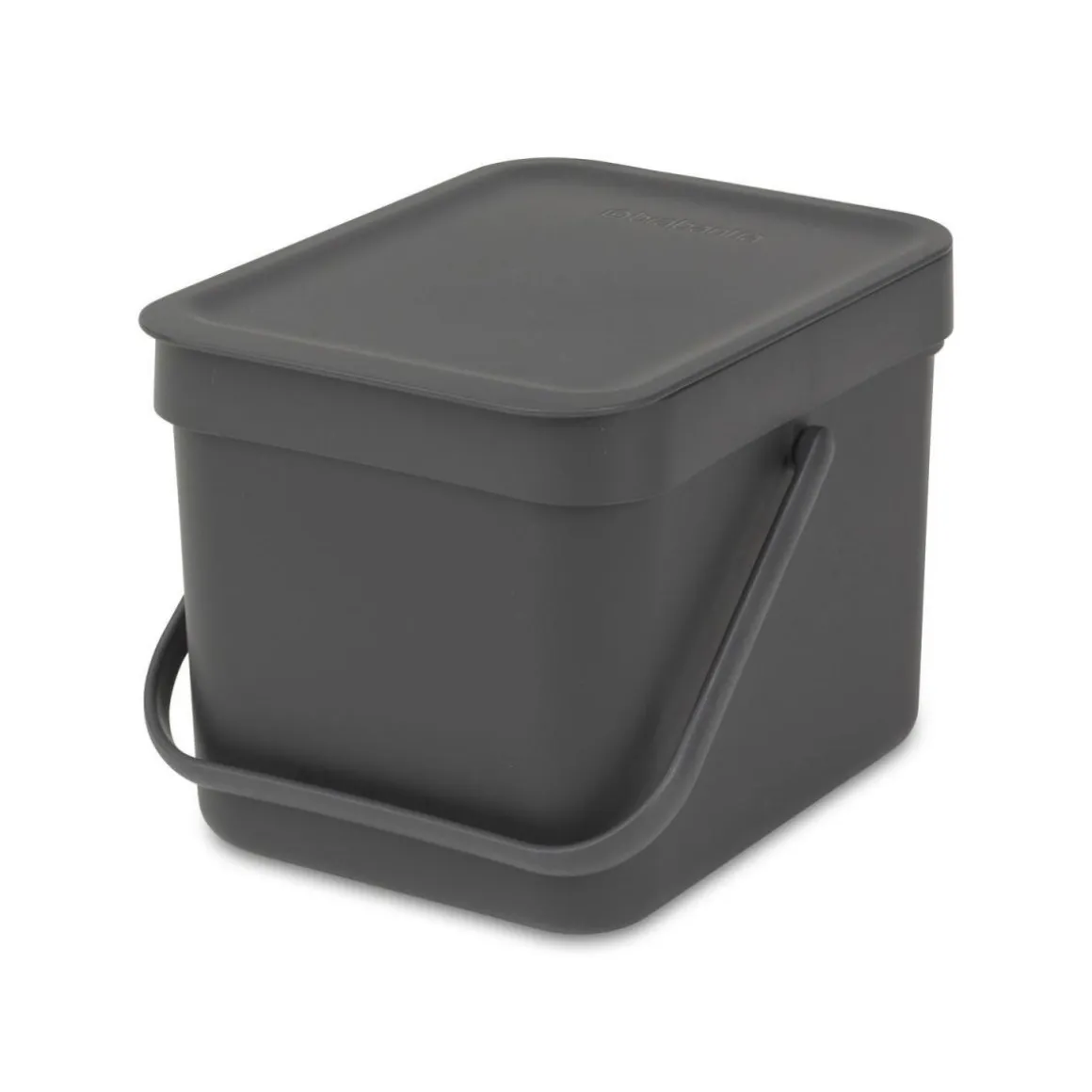BRABANTIA Abfallbehälter Sort und Go 6 L grau