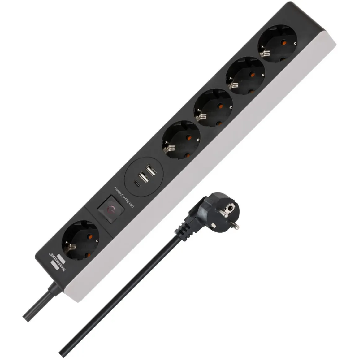 Brennenstuhl 5-fach Steckdosenleiste mit Power-Delivery 1,5m