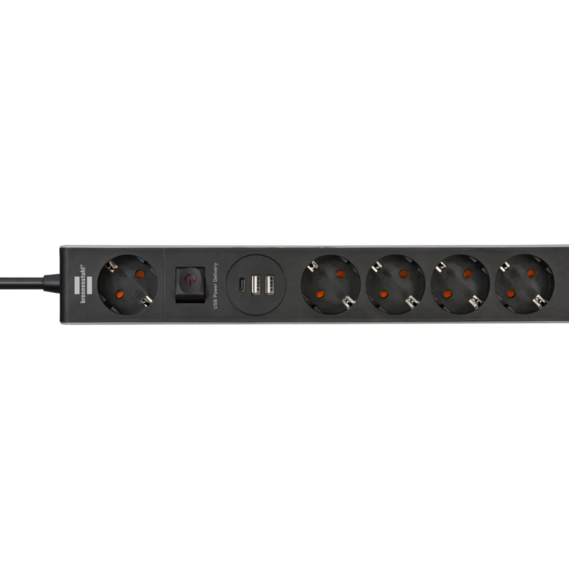 Brennenstuhl 5-fach Steckdosenleiste mit Power-Delivery 1,5m