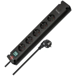 Brennenstuhl Steckdosenleiste Bremounta 5fach + USB-C schwarz
