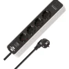Brennenstuhl Steckdosenleiste Ecolor 4fach USB C 15,5 ws/sw.