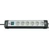 Brennenstuhl Steckdosenleiste Premium-Line 6-fach lichtgrau/schwarz