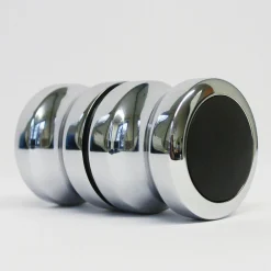 Breuer Drehfalttür Elana Komfort 2-teilig für Nische Anschlag links schwarz matt Bella C 750 mm