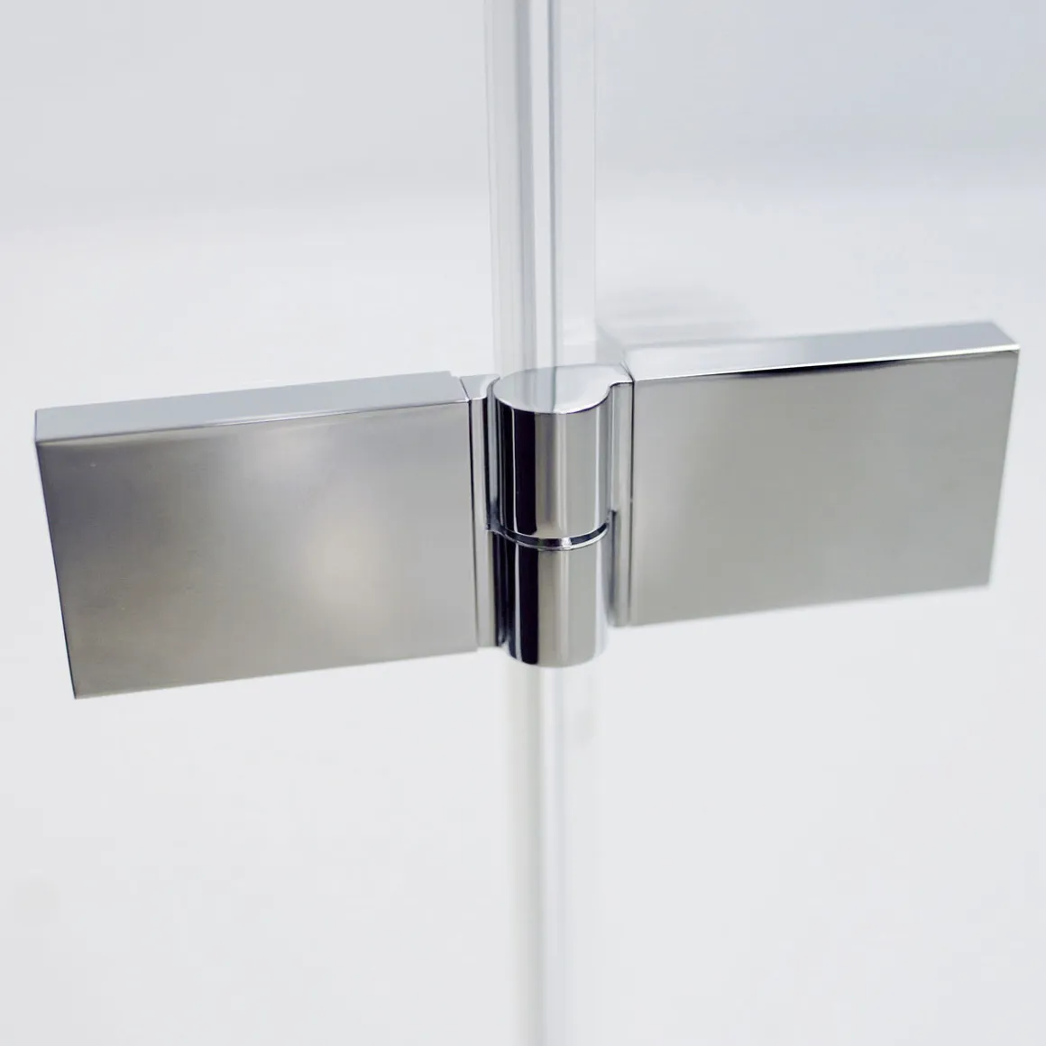 Breuer Drehtür mit Festteil Panorama für Nische Anschlag links schwarz matt Bella C 800 mm
