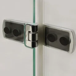 Breuer Eckeinstieg Avanta Drehtür 4-teilig alu chromeffekt Intima 800/1200 mm
