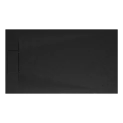 Breuer QUICK72 Duschwanne Lite Line Steinoptik anthrazitgrau 800x1400 mm