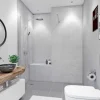 Breuer Rückwand Stein-Optik Marmor grau 1000 x 2100 mm