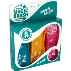 Bürstenset Classic 3-teilig blau/gelb/rosa
