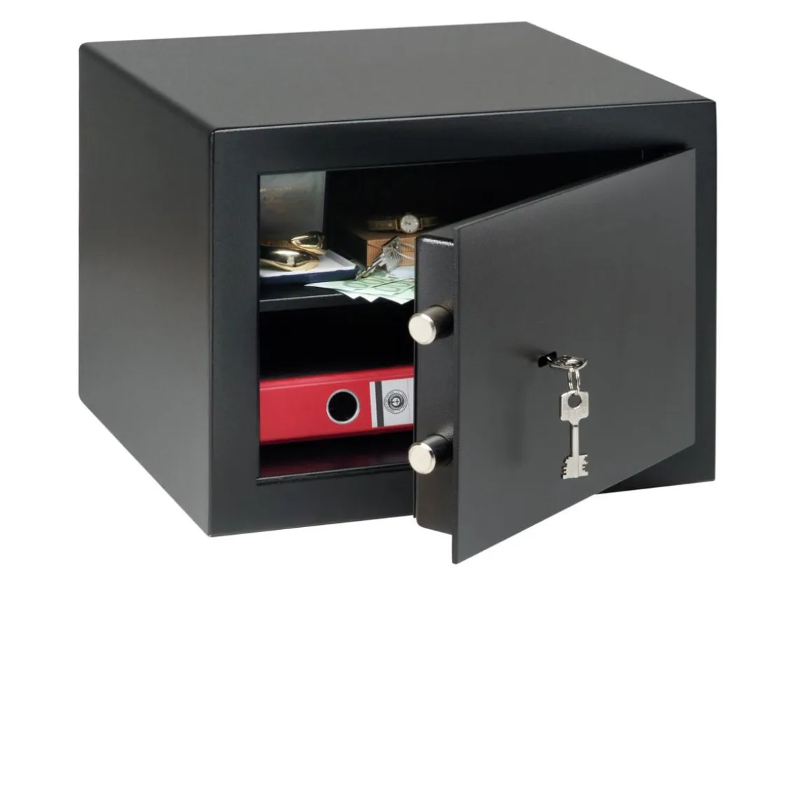 Burg Wächter Möbeleinsatztresor Home-Safe H 210 S Schlüssel schwarz