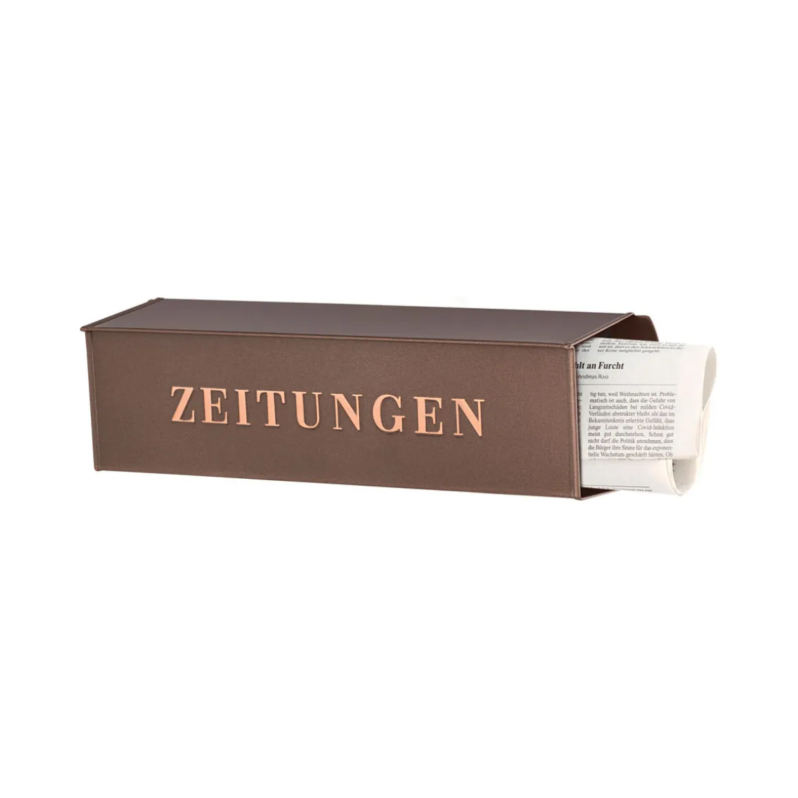 Burg Wächter Zeitungsbox kupfer