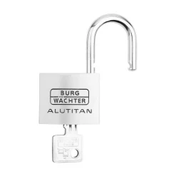 Burg Wächter Zylinder-Vorhängeschloss 770 65 40 x 65 x 14,3 mm aluminium