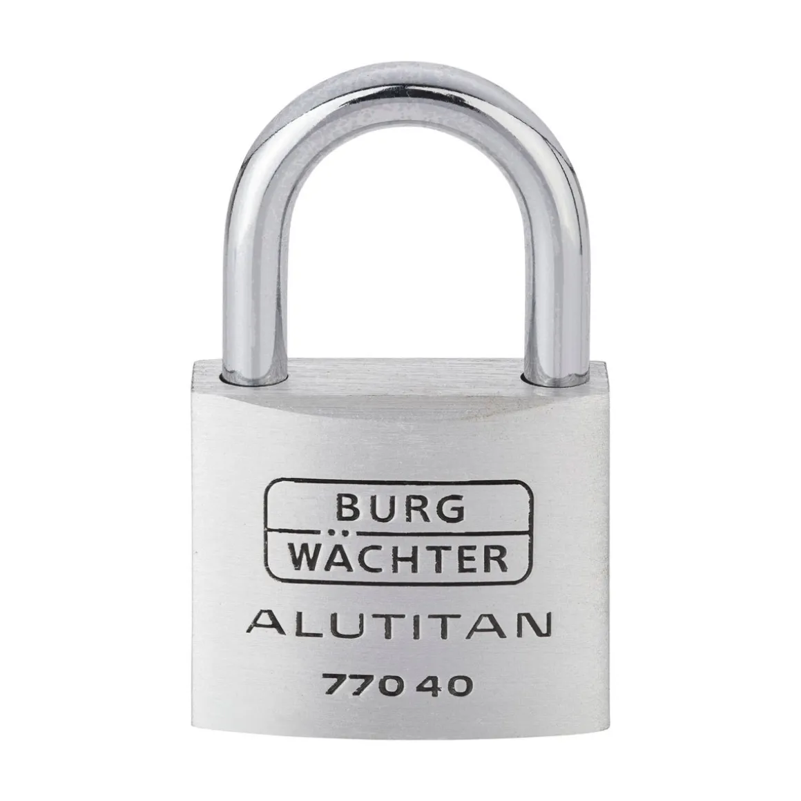 Burg Wächter Zylinder-Vorhängeschloss 770 65 40 x 65 x 14,3 mm aluminium