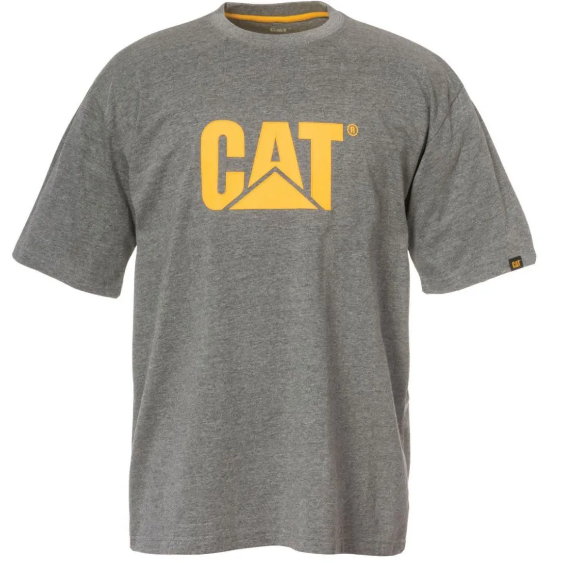 CAT T-Shirt Logo grau Größe XL