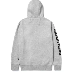 CAT Zip Hoodie Banner Gr. 2XL grau