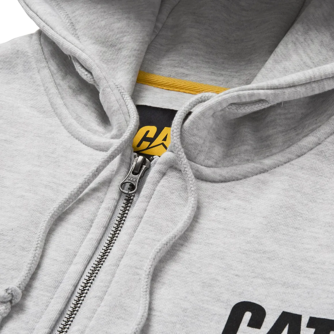 CAT Zip Hoodie Banner Gr. 2XL grau