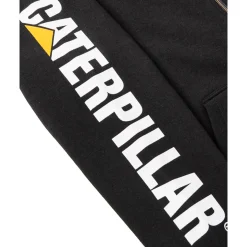 CAT Zip Hoodie Banner Gr. XL schwarz