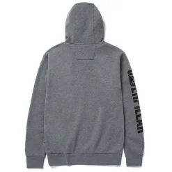 CAT Zip Hoodie Banner Gr. L dunkelgrau