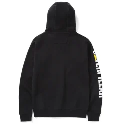 CAT Zip Hoodie Banner schwarz Gr. L