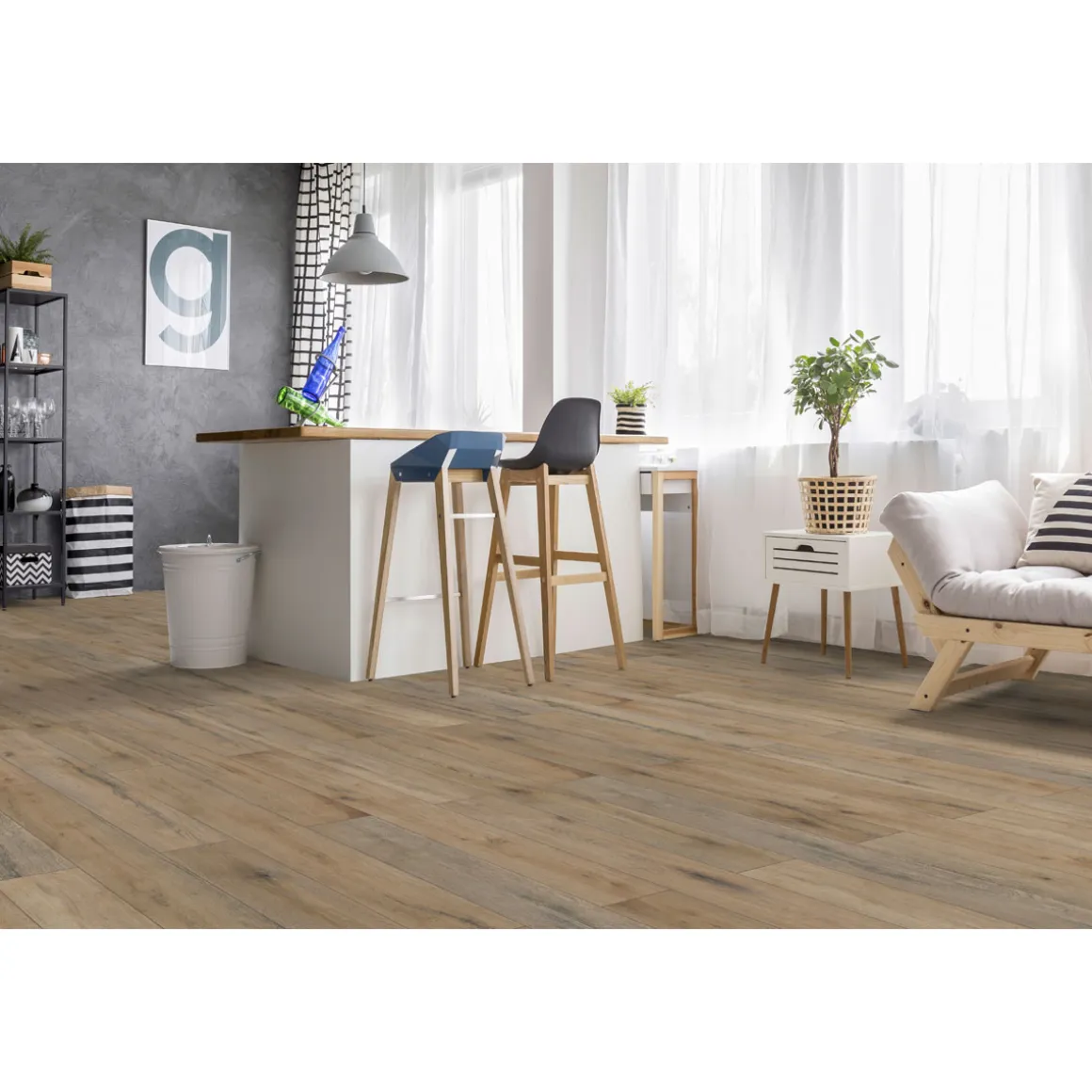 Classen Vinylboden Green Vinyl Risseiche dunkel
