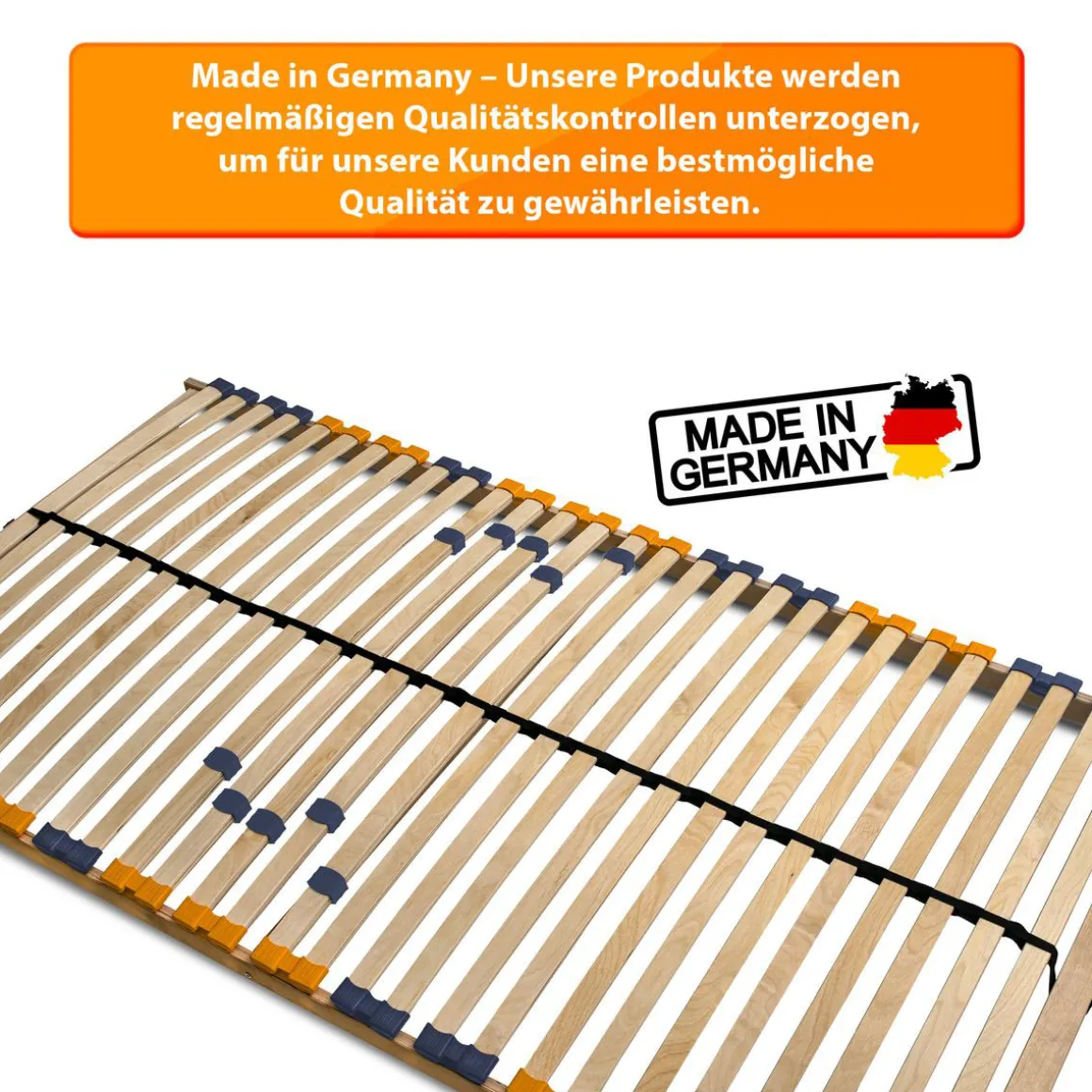 Coemo Lattenrost MULTIRA 28 Federleisten starr 100 x 200 cm