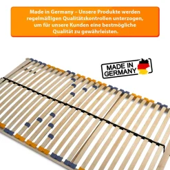 Coemo Lattenrost MULTIRA 28 Federleisten Kopfteil verstellbar 90 x 200 cm