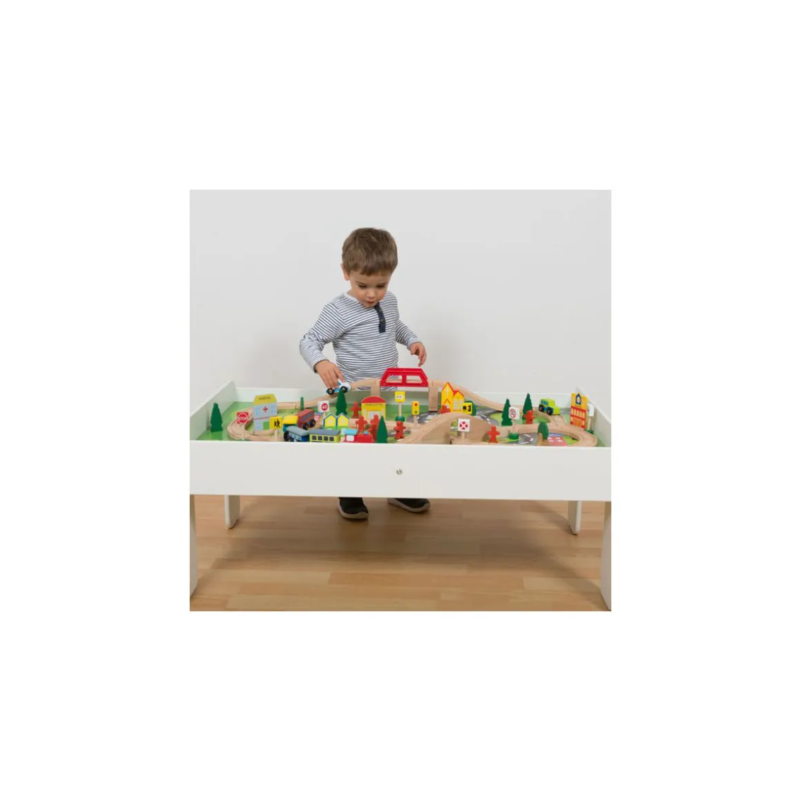 Coemo Spieltisch mit Holzeisenbahn