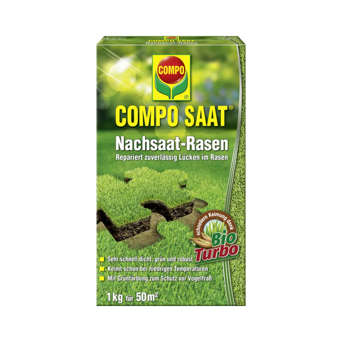 Compo SAAT Nachsaat-Rasen 1 kg für 50 m²