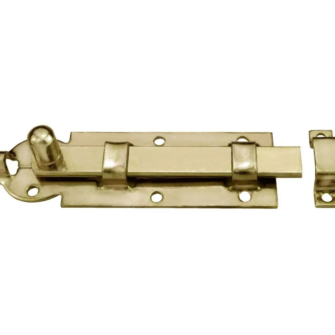 Connex Knopfriegel gerade 120 x 55 mm verzinkt gelb