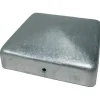 Connex Pfostenkappe ohne Kugel 9 x 9 cm feuerverzinkt
