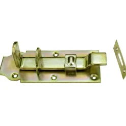 Connex Schloßriegel gekröpft 50 x 120 mm verzinkt gelb