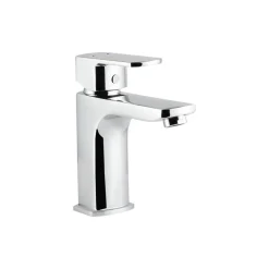 Cornat Waschtischarmatur-Set Saint, EHM, HD, Druck-Ablauf, chromfarbig