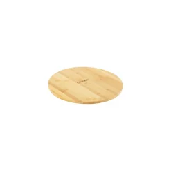 COZZE Pizzaschneidbrett aus Bambus Durchmesser 350 x 12 mm