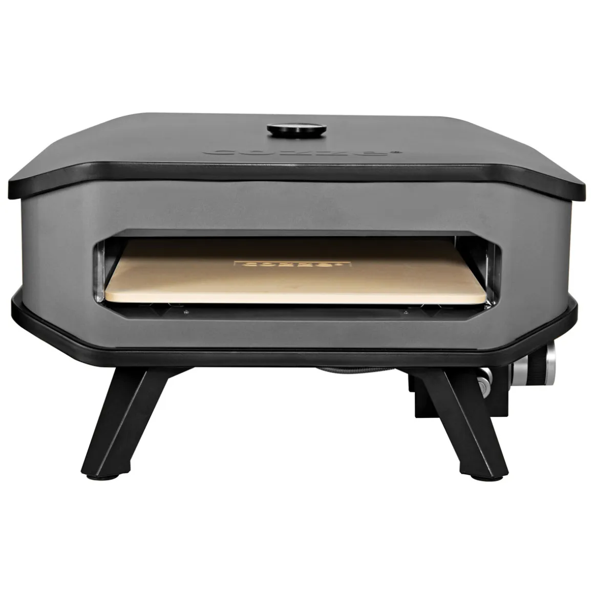 COZZE Pizzaofen Gas mit Thermometer und Pizzastein