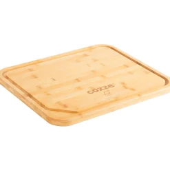 COZZE Pizzaschneidebrett Bambus 430 x 350 x 20 mm