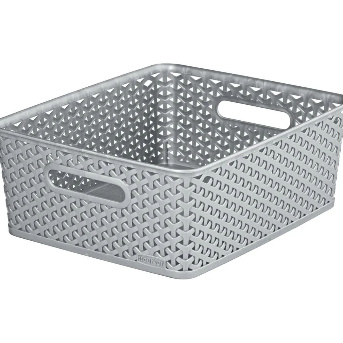 Curver Aufbewahrungsbox My Style Korb M silber 13 L