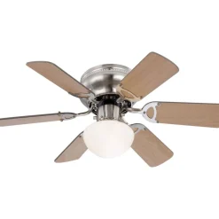 Deckenventilatormit Leuchte braun