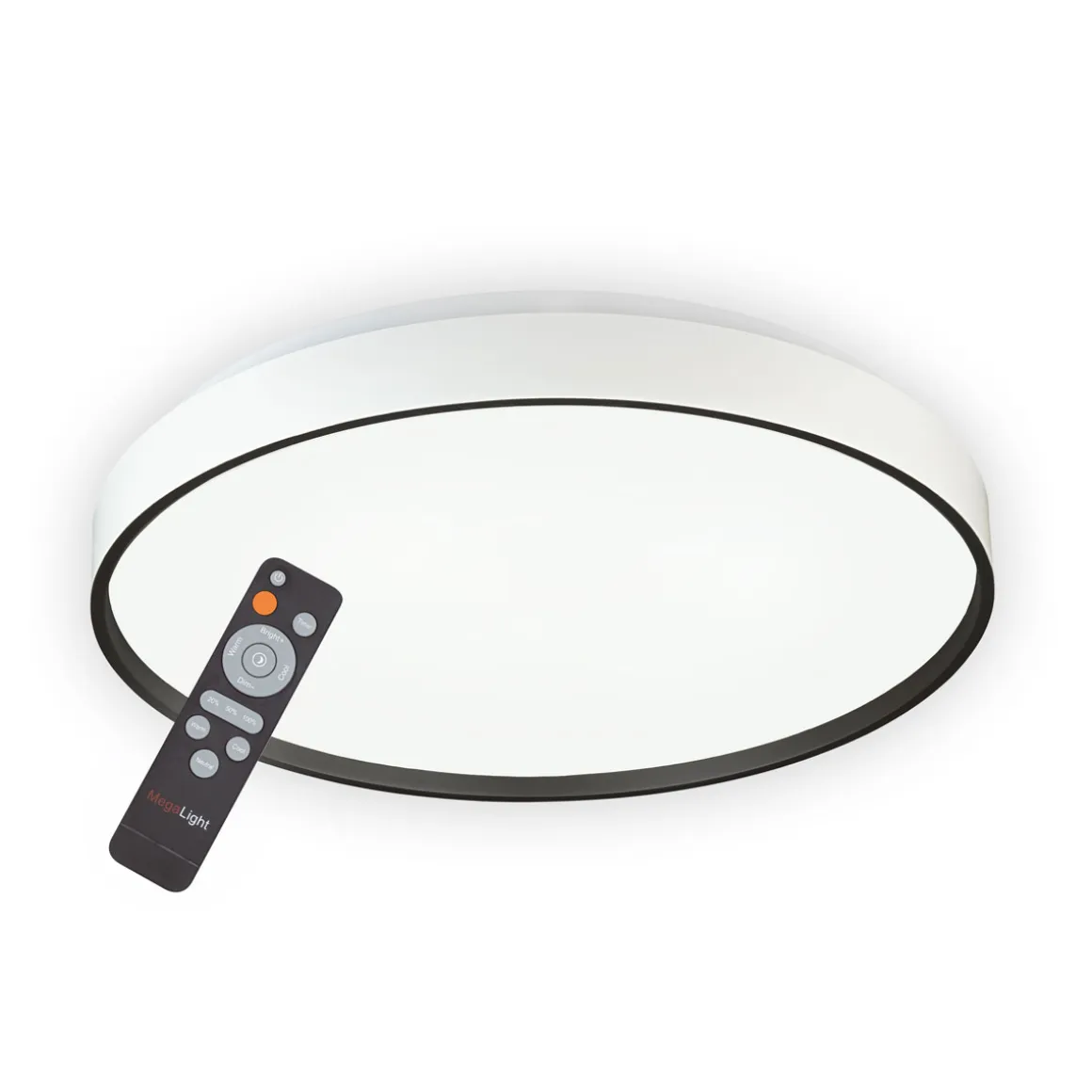 Decken-Wandleuchte SHINING JUPITER BLACK 1800K 24W