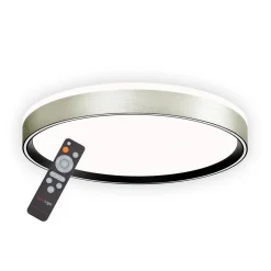 Decken-Wandleuchte SHINING PLUTO LED ALU 1800K 24W