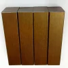 Dekor-Eckhölzer 1,9 x 1,9 x 6 cm 4 Stk bronzefarben