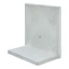 Diephaus L-Stein Sichtbeton grau 80 x 100 x 40 x 5 cm