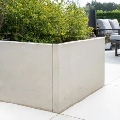 Diephaus L-Stein Sichtbeton grau 80 x 100 x 40 x 5 cm