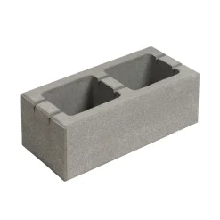 Diephaus Mauerstein Straight Quarz mit Glimmer 45 x 22,5 x 16,5 cm