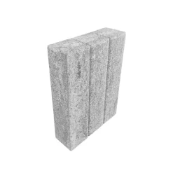 Diephaus Mauerstein Varied Palisade weiss-schwarz 40 x 10 x 10 cm