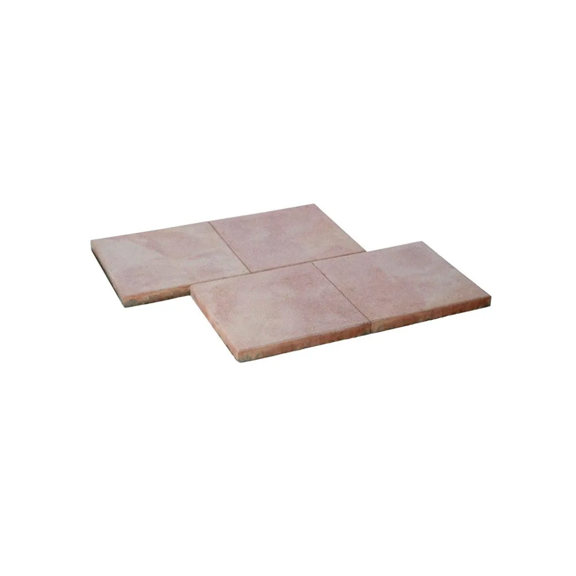 Diephaus Terrassenplatte Ocker-Gelb-Rose 40 x 40 x 4 cm